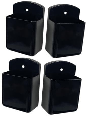 TOPPERFUN 4 Stück Aufhänger für Fernbedienung fernbedienungsgehäuse fernbedienungshalter zur wandmontage Lagerregale Wiederverwendbarer Wandhalter aus Kunststoff fernbedienung veranstalter