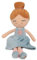 Jollein Stoffpuppe Kuschelpuppe - Doll Rose - 100% Polyester - 32x10x6cm - Kuscheltier - Puppe