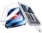 Anti Blue Light Full Screen Tempered Glass for iPhone 15 Screen Protector [8FT Military Shatterproof] [9H Anti-Scratch] [No Bubbles No Dust] Anti Blue Light Screen Protector iPhone 15 Glass - 2 Pack