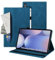Auslbin Funda de Cuero PU para Samsung Galaxy Tab S10 Plus 12.4, Tableta de Poléter Adecuada para S10/S9/S8 Plus/SM-X820, Estilo de Cuero Clásico, Azul