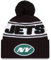 New Era NFL Sideline Winter Mütze New York Jets schwarz