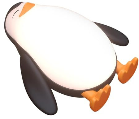 Dtaigou Tierisches Nachtlicht, süßes Nachtlicht,LED-Pinguin-Nachtlicht, 30-Minuten-Timer - Touch-Lampe, 3-stufig dimmbares Kinderzimmer-Nachtlicht, wiederaufladbare USB-Nachttischlampe für und Mädchen