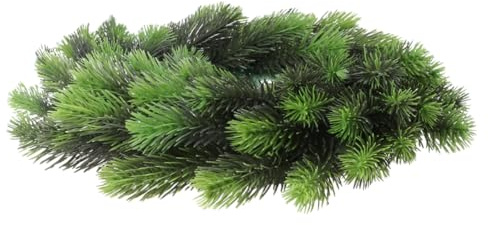 MAGICLULU Pine Needle Ring Straw Christmas Wreath Decor Garland for Living Christmas Decor