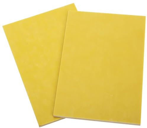 COYOUCO FR4 Plaque Fibre de Verre Plaques Époxy 3240, 200x300mm Panneaux Isolants Thermiques pour PCB, Protection de Batteries, Applications DIY,4mm 2Pcs