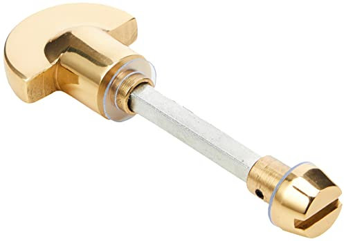 Spare WC Bathroom Turn and Release Spindle - Polished Brass