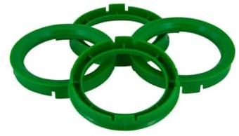 Satz TPI Radnaben-Zentrierringe - 72.5->57.1mm - Grün