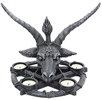 Nemesis Now Baphomet Kerzenhalter, 27 cm
