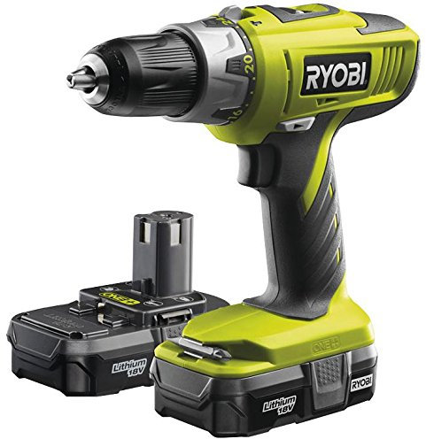 RYOBI LLCDI18022 COMBI HAMMER DRILL 18V 2X1.3AH [1] (Epitome Certified)