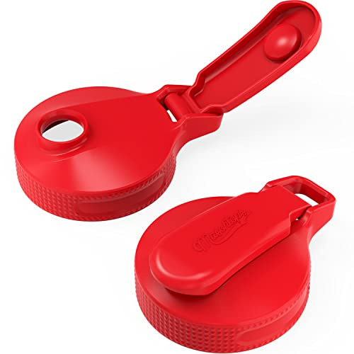 Masontops Multi Top - 2 Pack - Regular Mouth Mason Jar Lids with Easy Pour Spout and Flip Cap – Sip, Pour, Store & More - Lid Accessories for Mason Jars