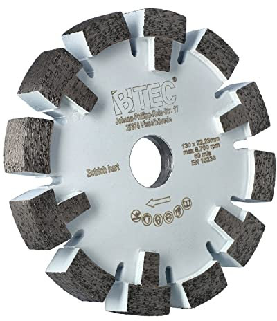 Diamant-Fräser/Räumscheibe Ø 130 mm, 17 mm Räumscheibe für Winkelschleifer Frässcheibe