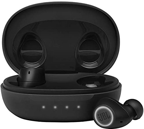 JBL Free II Small True Wireless Earbuds and Charging Case with Bluetooth and 24-Hour Battery, Black