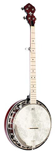 ORTEGA Falcon Series Banjo - Fade Red + Gigbag (OBJE400TFR)