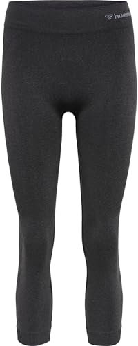 hummel Hmlci Seamless 3/4 Tights Damen Yoga 3/4-Leggings Mit Beecool Technologie