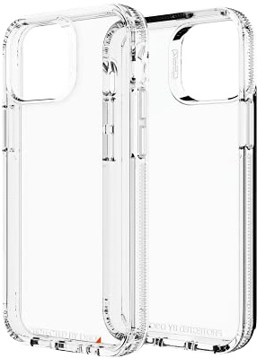 ZAGG Crystal Palace D30 Protective Case for iPhone 13 Mini, 5G, Shockproof, Slim, MagSafe (Clear)