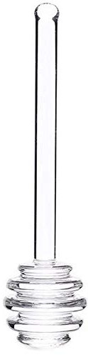 TAOYUN Verre Miel louche bâton Distributeur de sirop Serveur Miel Tige d'agitation Confiture glaçage agitateur cuillère pour Pot de Miel Accessoires de Cuisine 6 Pouces