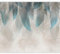 murando - Carta da parati Piuma 450x315 cm - Fotomurali in TNT Murale alla Moda Decorazione da Muro XXL Poster Gigante Design Cameretta Carta per Pareti Boho Astratto Ornamento Turchese n-C-10004-a-a