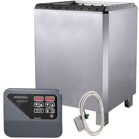 vanvilla Saunaofen 15 KW / 380V, Sauna Ofen inkl. Aussensteuerung | Finnische Sauna Fasssauna Gartensauna