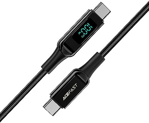 ACEFAST USB-C auf USB-C C6-03 mit Display, 100 W, 2 m (schwarz)