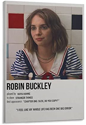 JIJIE Robin Buckley Kunstposter, Bilddruck, Wandkunst, Poster, Malerei, Leinwand, Poster, Kunstwerke, Raumästhetik, 50 x 75 cm