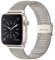 Wepro Ersatzarmband Kompatibel mit Apple Watch Armband 41mm 40mm 38mm 42mm, Mesh Geschäft Metall Uhrenarmband für Apple Watch SE/SE 2/Ultra/Ultra 2/Series 10 9 8 7 6 5 4, Starlight