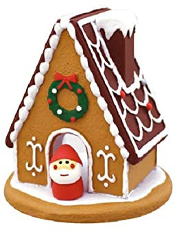 VIONNPPT Weihnachts 1/12 Miniatur-Puppenhaus-Zubehör Harz Schlitten Weihnachten Schneehaus, Puppen Geschenk Möbel Modell Mini Ornament (Schneehaus)