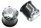 AMDXD 2Pcs Ohr Expander Edelstahl, 00G Ohr Plug Cool Schwarz Ohrringe mit Zirkonia Piercing Schmuck
