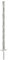 WieWin Weidezaunpfahl 156cm (136cm über dem Boden) 40 St. Weiß PFERDEWEIDE