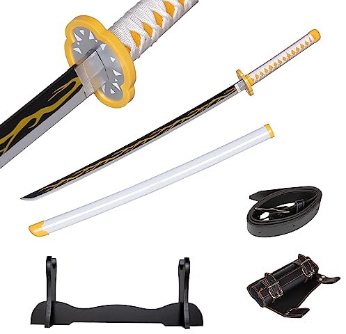 Churgigi Katana Animé Noël Sabre Catana Katana Carnaval Sabre Halloween Japonais Cosplay Épée en Bois