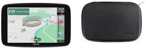 TomTom Navigationsgerät GO Superior & Premium Ledertasche 7 Zoll für TomTom GO Discover