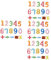 Alipis 60 Pcs Digital Fridge Magnets Toddler Toys Number Magnets for Toddlers Toys for Toddlers Magnets Fridge Infant Alphabet Letter and Number Magnets Child Wooden Whiteboard