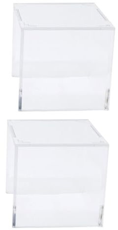 Happyyami 2stücke Transparente Acryl Baseball Halterung Robuste Box Für Ballsammlungen Für Baseball Und Softball Stabile Aufbewahrungslösung Für Sportfans