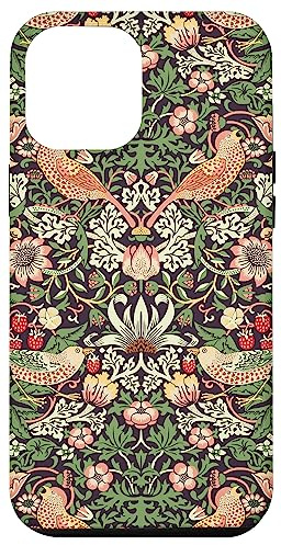 Strawberry Thief William Morris Art Nouveau Pattern Case for iPhone 12 Pro Max