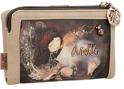Anekke Dreamverse RFID-Brieftasche, mehrere Fächer, mittelgroß, 15/10/3 cm, Zubehör und Accessoires für Damen, Mehrfarbig