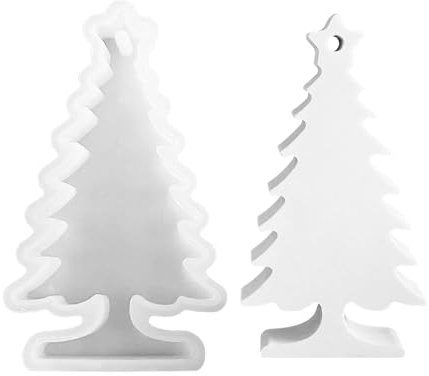 Silikonformen Gießformen Weihnachten Kerzenformen zum Gießen, 3D Weihnachtsbaum Silikonform Weihnachten Gips Zum Gießen Gießformen Silikon Gießform Weihnachten Baum Giessformen Silikon Kerzenform