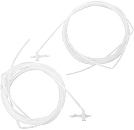 OUNONA 2St Schaumschlauch wiederverwendbares Dichtungsverlängerungsrohr Dichtungsrohr Epoxid-Sprührohr Werkzeug zum Auftragen von Epoxidharz Epoxid- Plastik Transparent