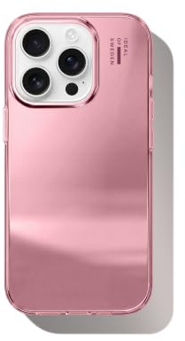 IDEAL OF SWEDEN Spiegel iPhone 16 Pro Max Hülle MagSafe - Rose Pink Mirror Design, Dünnes & Leichtes Case, Stoßfest & Stylisch Und Langlebig Für Optimalen Schutz Im Alltag