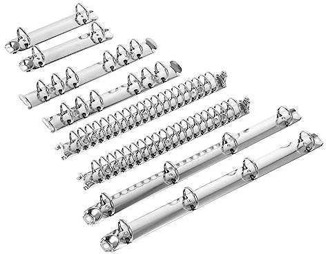DIKACA Büro Lose Blatt Ordner Mit Beschriftbaren Selbstklebenden Rückenschildern Ideal Für Leitz Ordner Inklusive Kabelbefestigung Und Vielseitigen Einlagen Für Planer Und Notizen