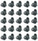 KINGLAKE 30 Pcs Orchid Clips, Plant Clips Garden Flower Clips for Orchid Stem Support, Dark Green