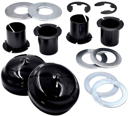 LOVIVER Kit de Reconstruction de Bague de Broche de Direction, Accessoires de Tondeuse à Gazon 812000029, pièces de Rechange Pratiques et Professionnelles de