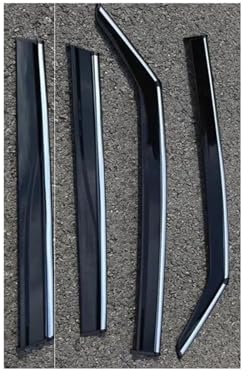 CAVINBDZ 4 Stück/Set Fensterblenden Markisen Wind- Und Regenabweiser Für Jeep Für Renegade 2015 2016 2017 Auto Windabweiser