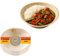 MUNCH BOX 7” Round Areca Palm Leaf Bowls – 100% Natural, Disposable, Biodegradable & Compostable – Eco-Friendly Microwave Safe Bowls for Hot Food, Soups, and Events (25 Pack, 7 Bowl)