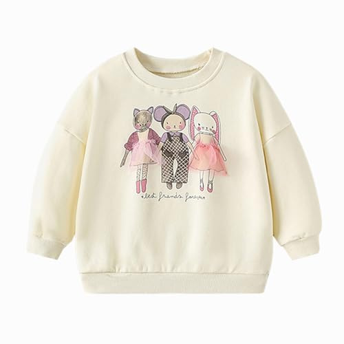 LitBud Pull Fille Vêtements pour Filles Enfants Sweatshirt Sportswear Licorne Jumper Pullover Atomne Hiver Taille 1-7 Ans