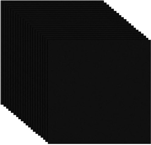 CYEER 20 Stück PVC Bodenfliesen Selbstklebend Schwarz (30x30 cm) – 1,8 m² Vinylboden Wasserfest – Strapazierfähiger Bodenbelag für Küche, Bad & Mietwohnung – Modernes Matt-Finish