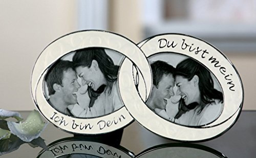 2-fach Bilderrahmen Ich bin dein...Du bist mein für 6 x 8 cm Fotos