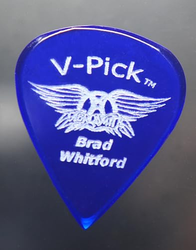 V-Picks™ »BRAD WHITFORD SIGNATURE - GUITAR PICK« Plektren für Gitarre - 1.5mm - Farbe: Sapphire Blue