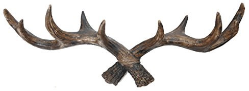 Tosbess Geweih Wandgarderobe Kleiderhaken Garderobenhaken - Hirsch Deko - Vintage