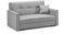 Honeypot Sofabed - Viva 2 Seater Sofa Bed with Storage - Grey Fabric Couch with Pull Out Double Sofabed | Setup Included | Made in EU | Built to Last (2 Seater, Grey)