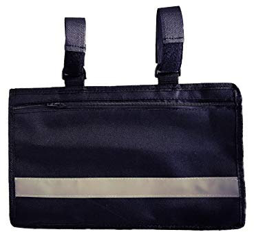 Seitentasche mit Reflektionsstreifen ca. 30 x 18 cm für Rollstühle & Rollatoren,Fahräder