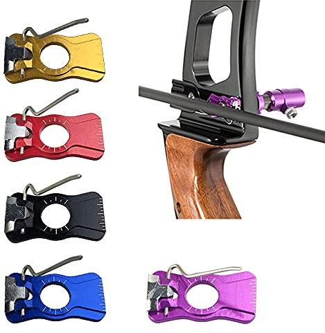 MILAEM Bogenschießen Pfeilauflage für Recurve Bogen Selbstklebendes Jagdzubehör für rechte und Linke Hand (Schwarz)