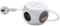 Vimar 00445.FR.CC.B Prise Multiple avec Chargeur inductive sans Fils, 3 Sorties SICURY Standard français, 3 USB, Interrupteur Lumineux, câble de 1,5 m, fiche Standards Allemand/français